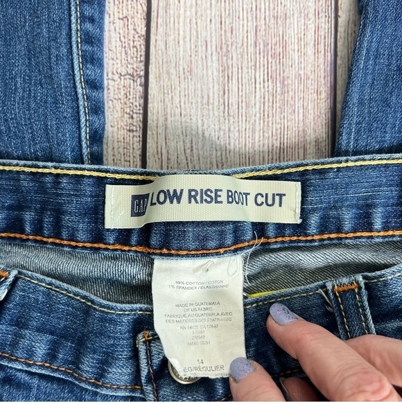 GAP Low Rise Boot Cut jeans 14 - Picture 3 of 7